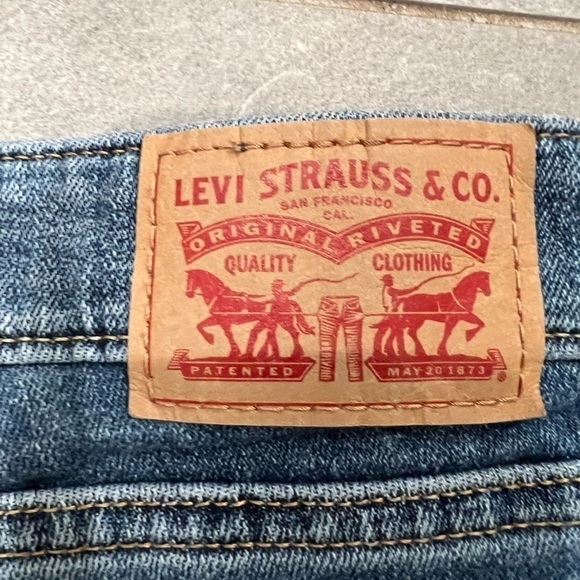 levi’s 711 skinny distressed raw hem mid rise jeans size 28 - Picture 7 of 12